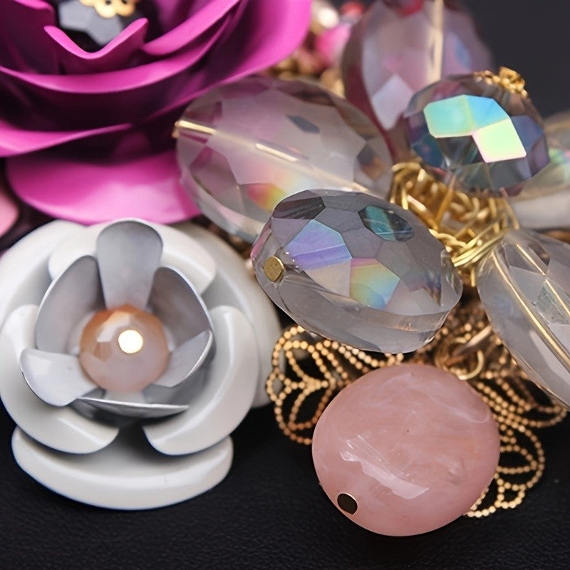 Boho Floral Statement Necklace