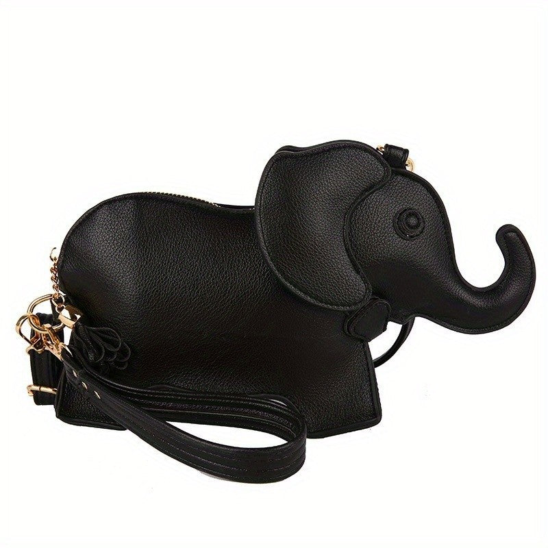 Whimsical Elephant Shape Crossbody Bag