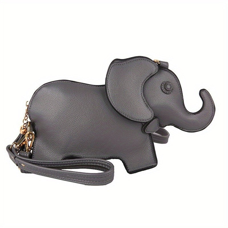 Whimsical Elephant Shape Crossbody Bag