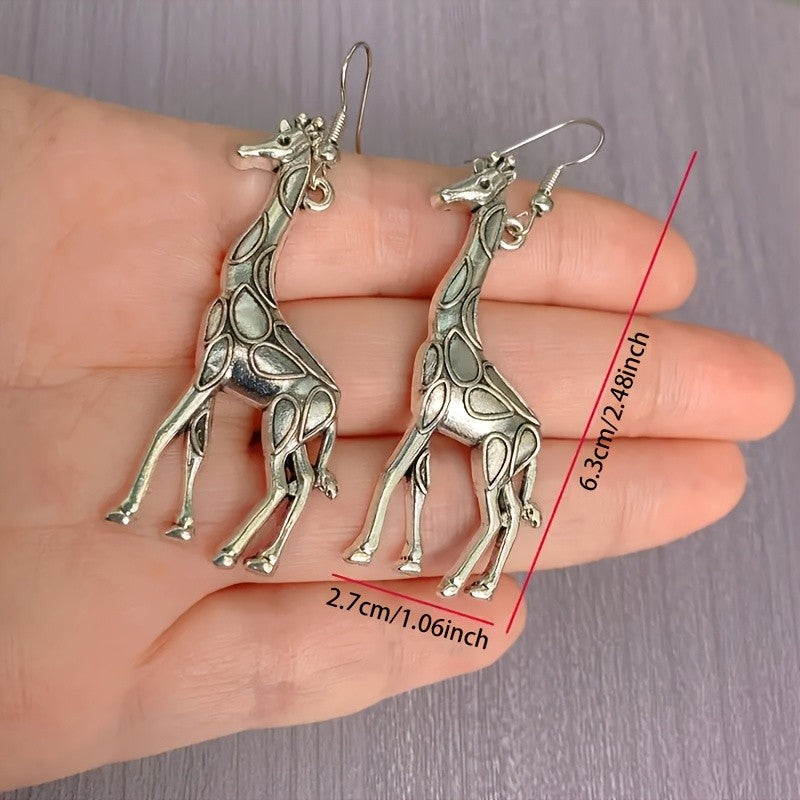 Cute Vintage Giraffe Dangle Earrings