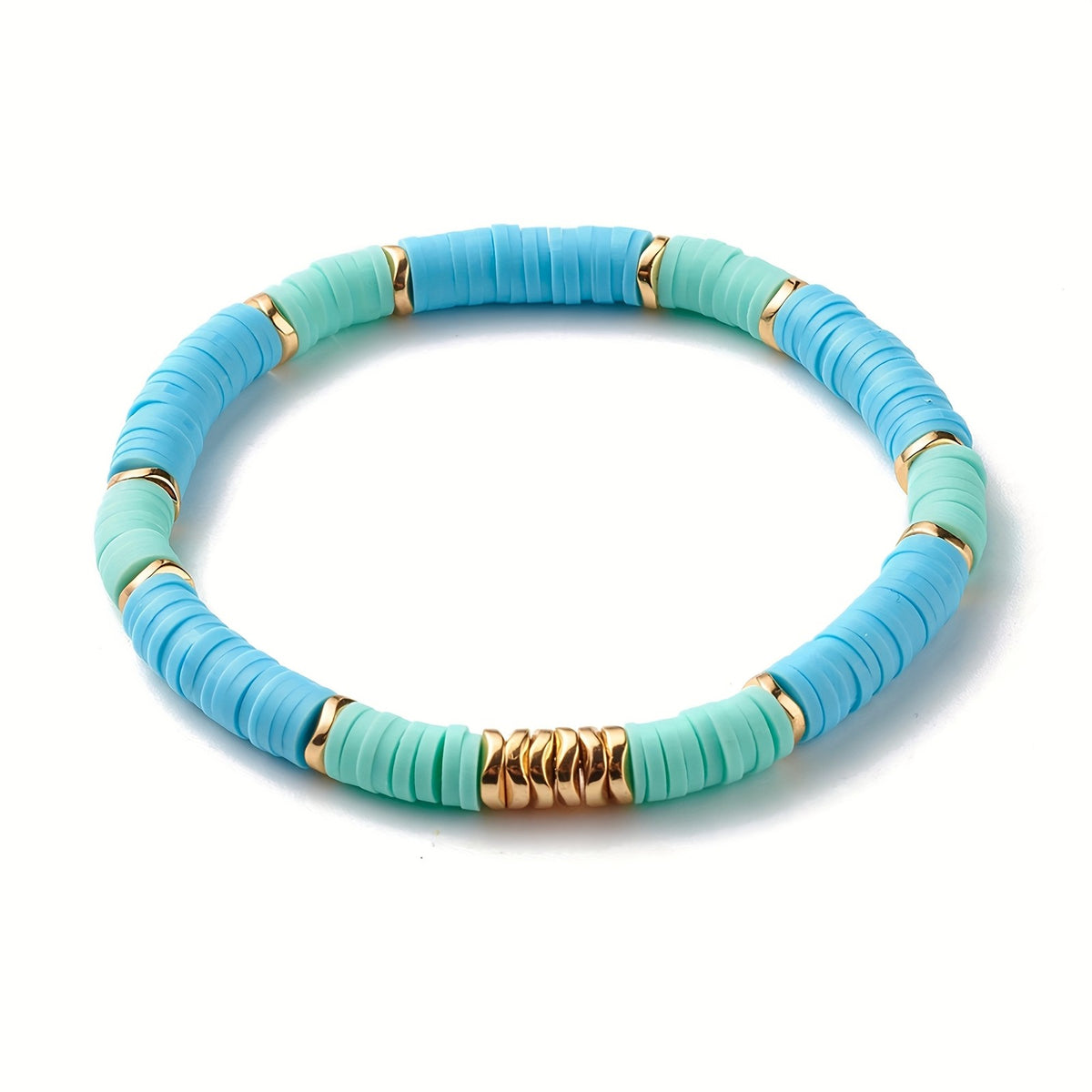 Boho Turquoise Starfish Beaded Bracelet Set