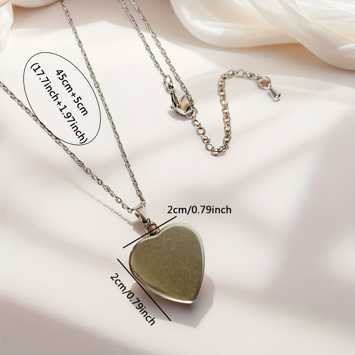 Romantic Starry Night Cat Heart Necklace