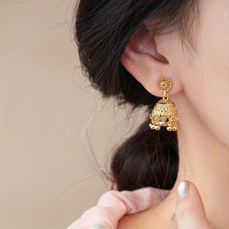 Classy Vintage Filigree Bell Earrings