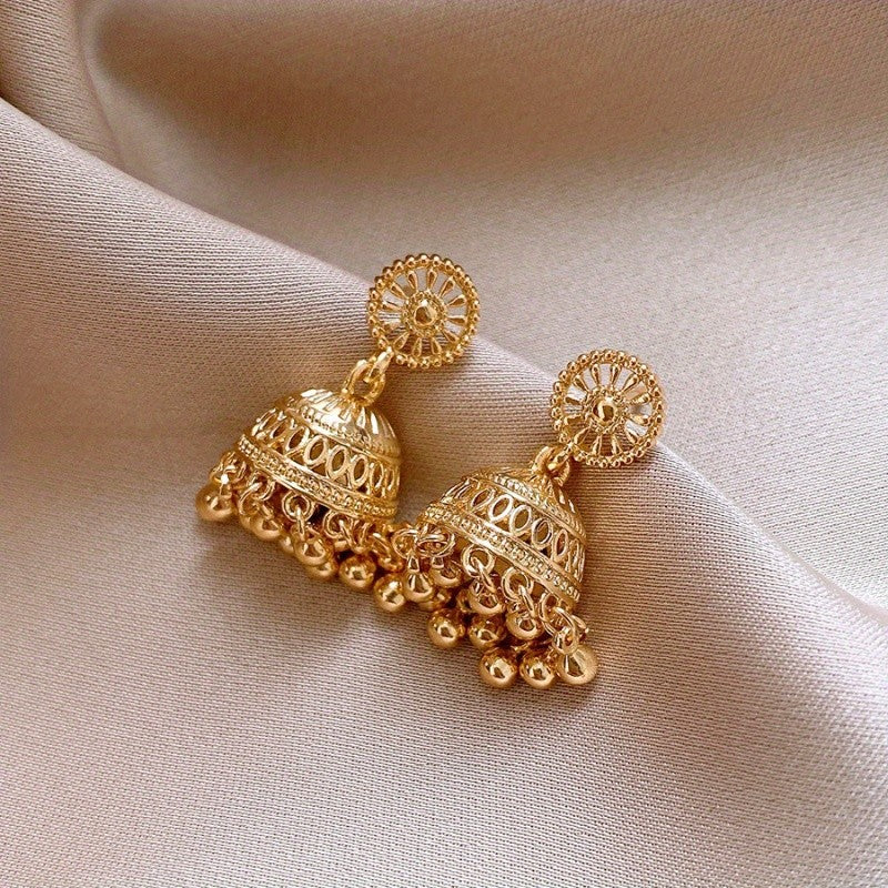 Classy Vintage Filigree Bell Earrings