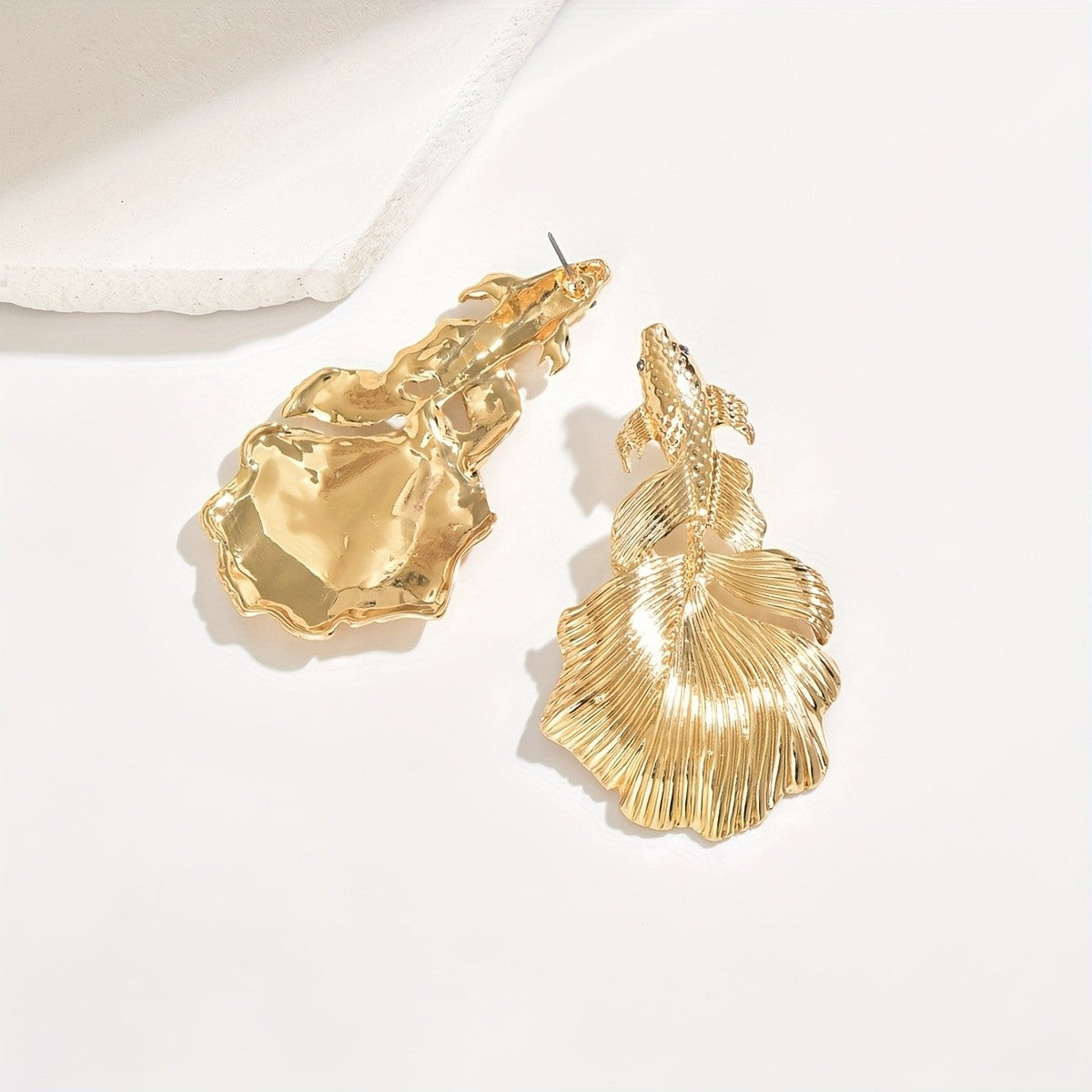 Elegant Koi Fish Statement Earrings