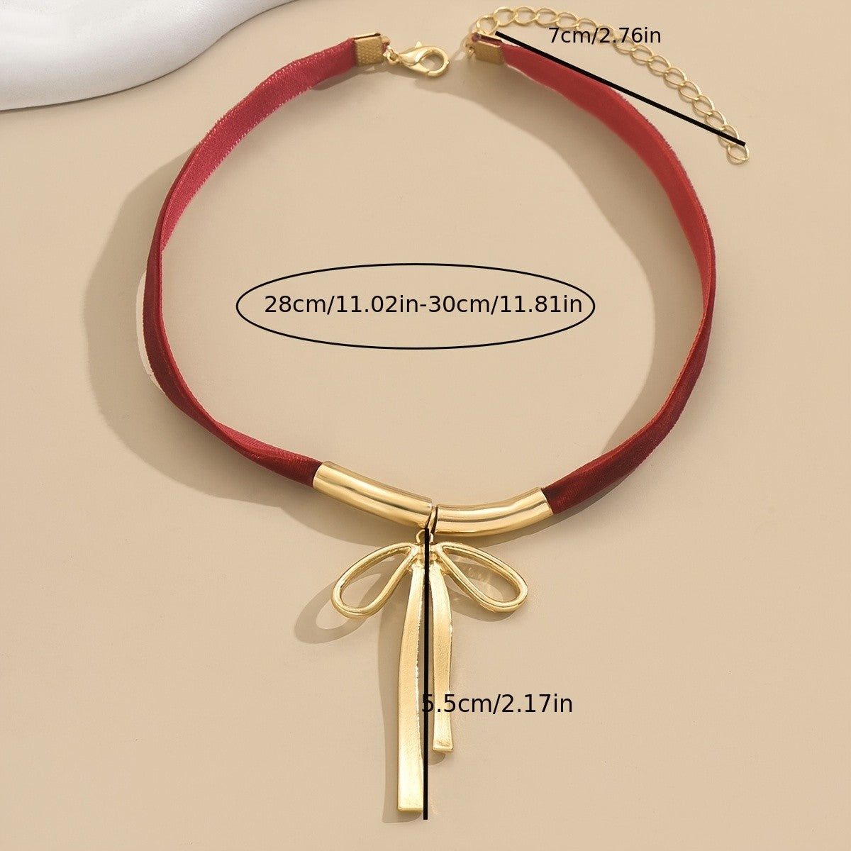 Romantic Velvet Bow Choker Necklace