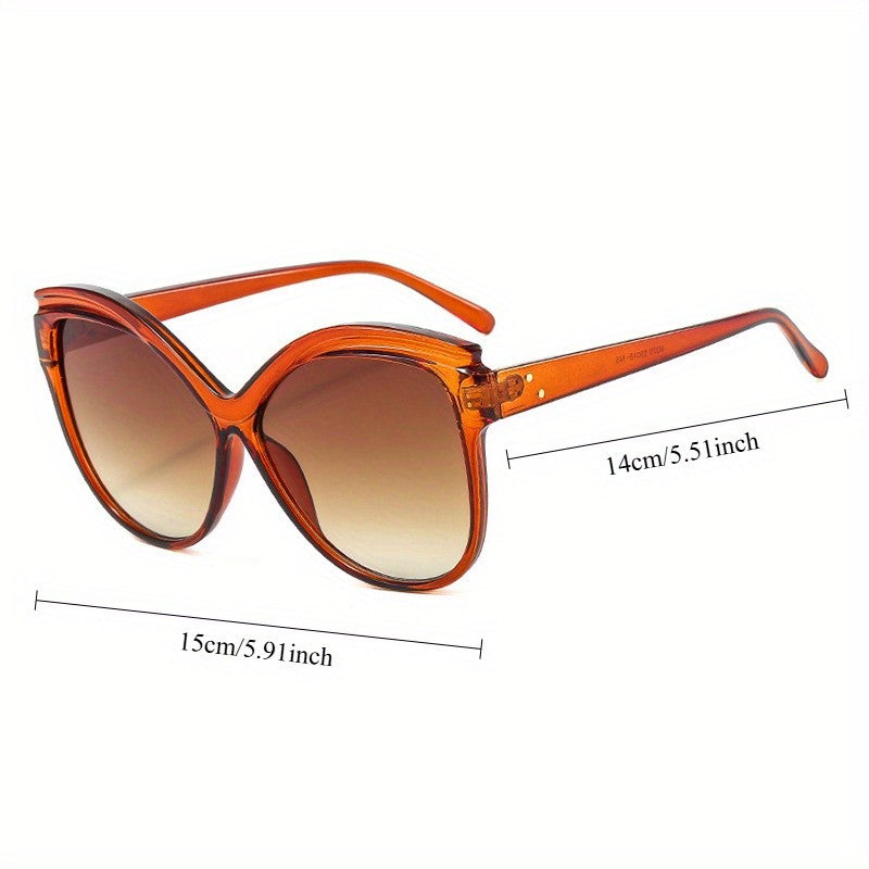 Oversized Red Butterfly Sunglasses