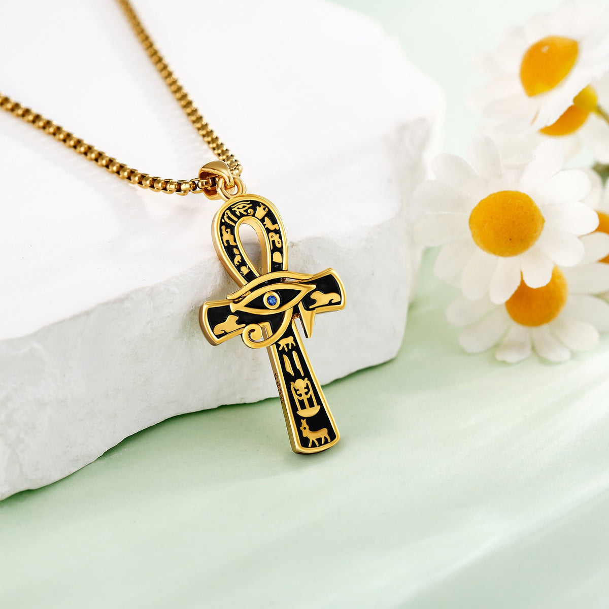 Elegant Egyptian Ankh Necklace