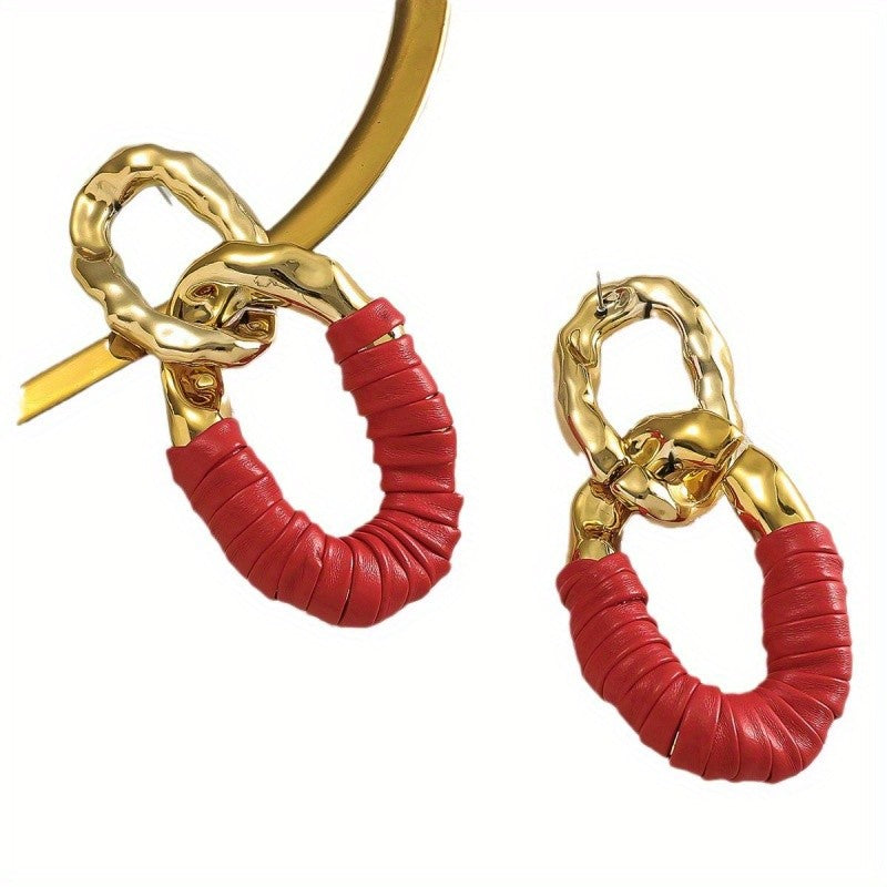 Elegant Twisted Wrap Hoop Earrings