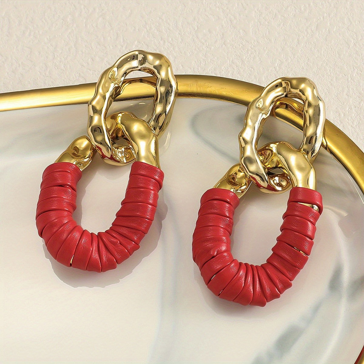 Elegant Twisted Wrap Hoop Earrings