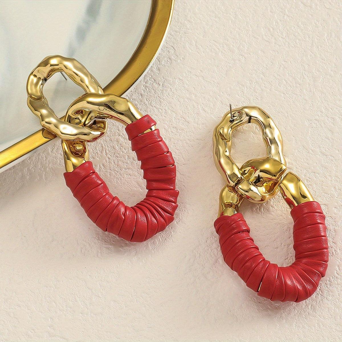 Elegant Twisted Wrap Hoop Earrings