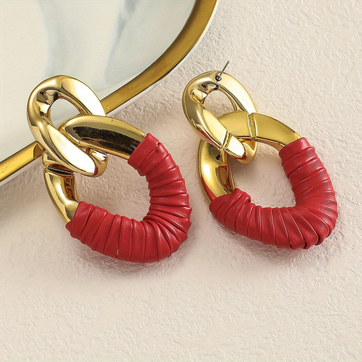 Elegant Twisted Wrap Hoop Earrings