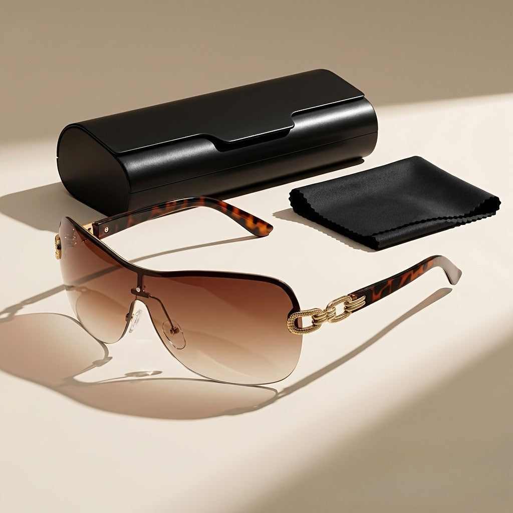 Classy Rimless Gradient Sunglasses