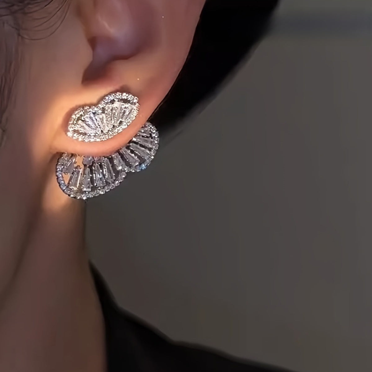 Elegant Butterfly Stud Earrings