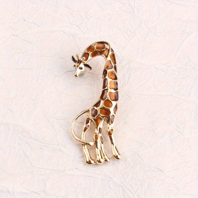 Elegant Vintage Giraffe Brooch