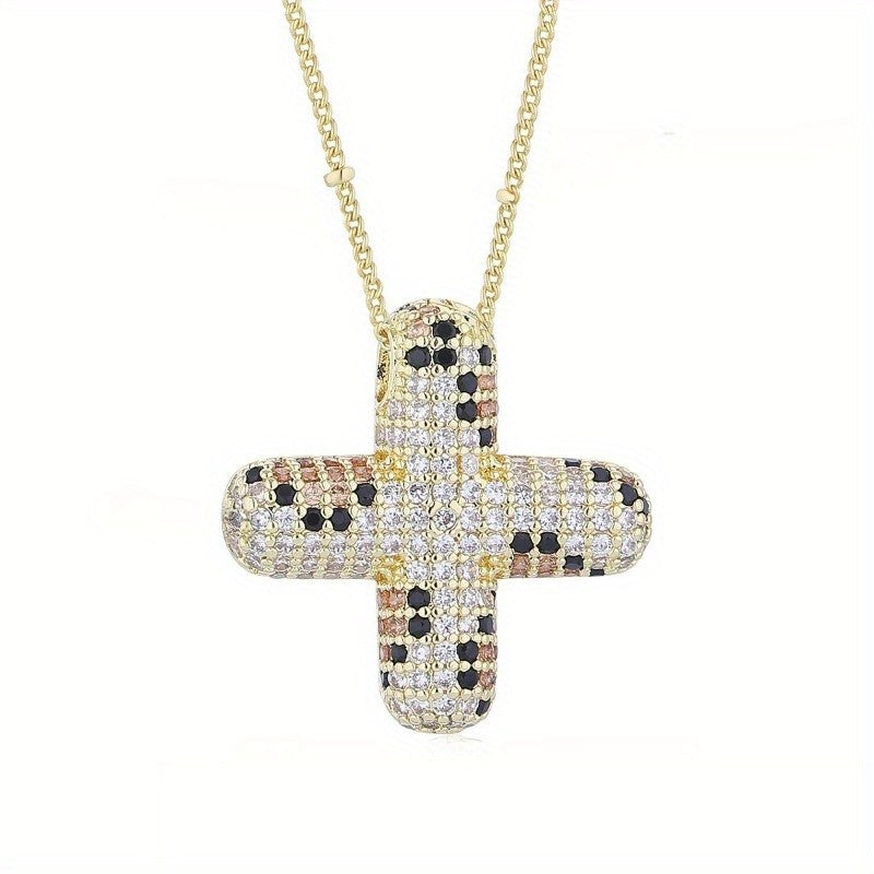 Dainty Paved Initial Letter Necklace