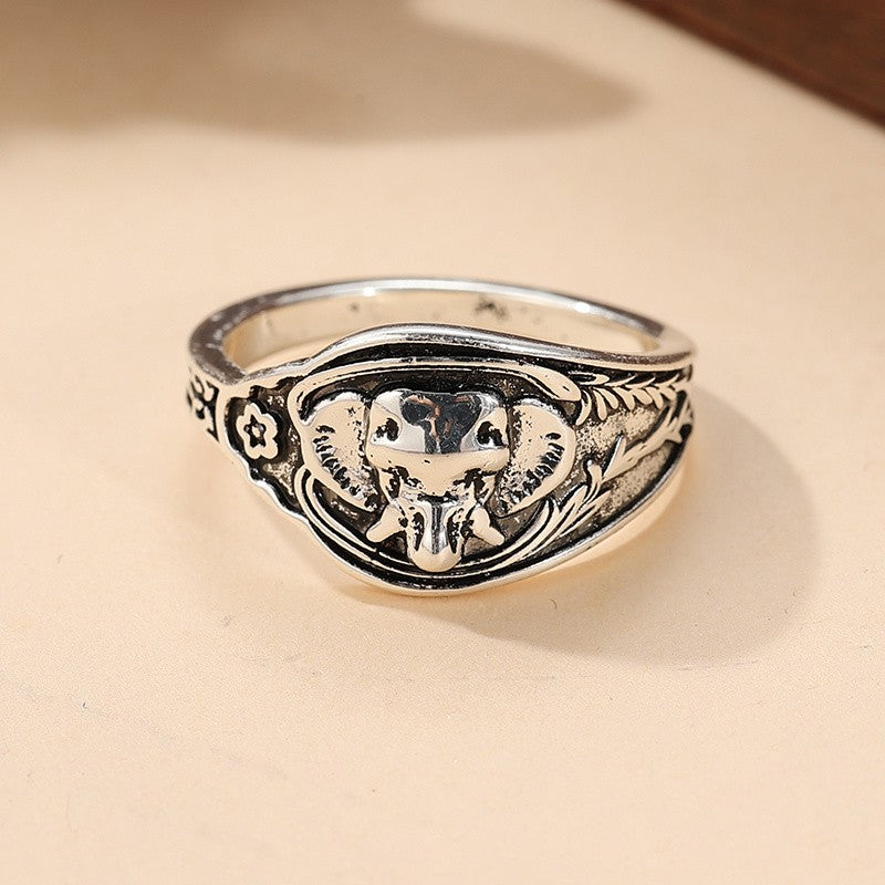 Vintage Inspired Elephant Ring