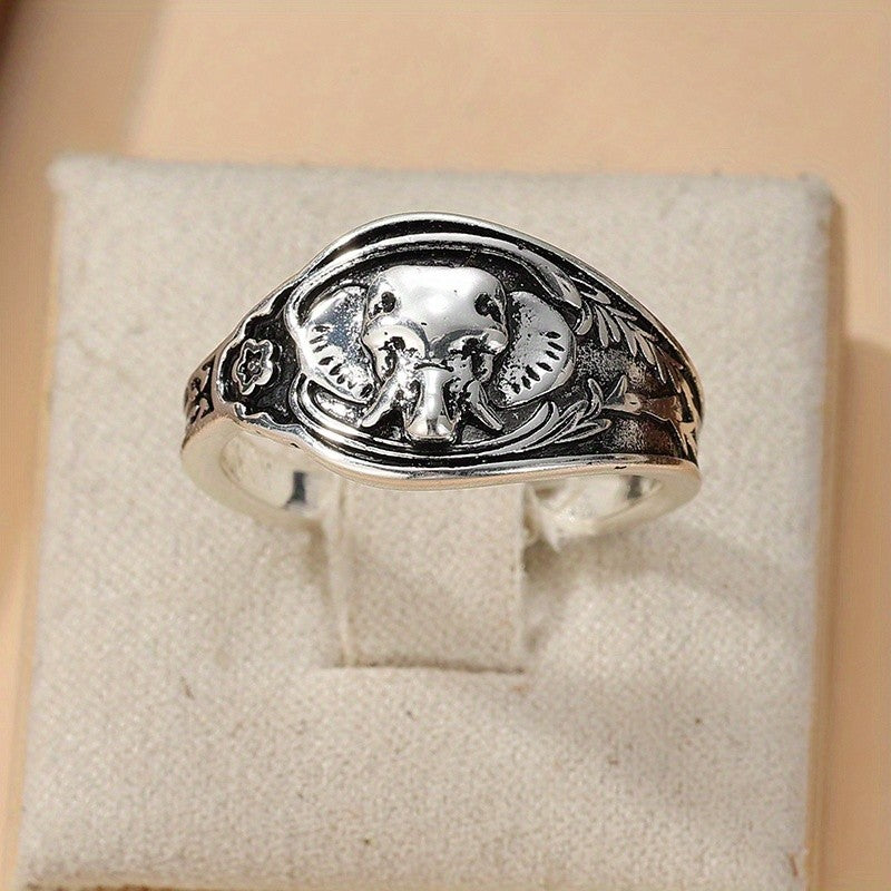 Vintage Inspired Elephant Ring
