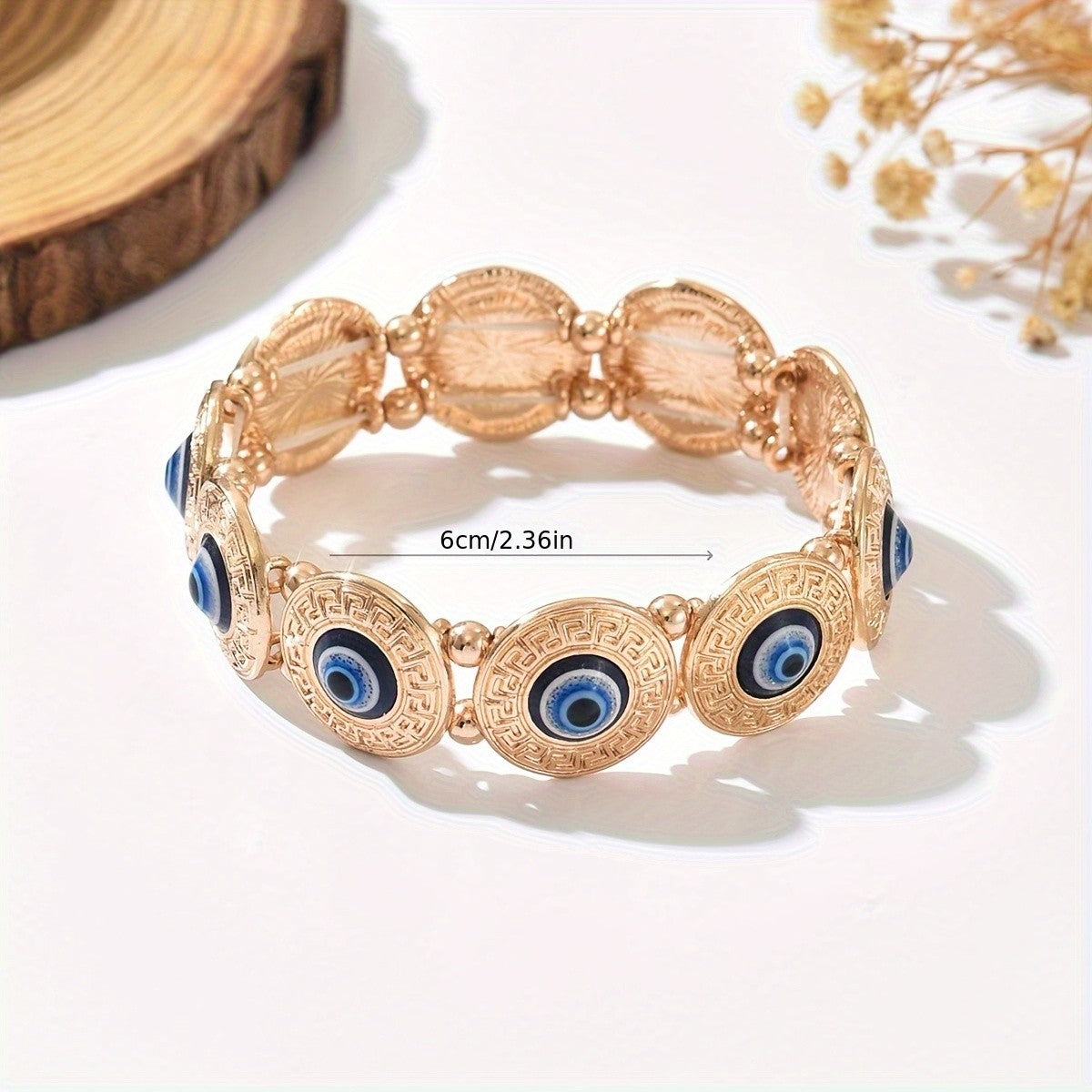 Classy Evil Eye Stretch Bracelet