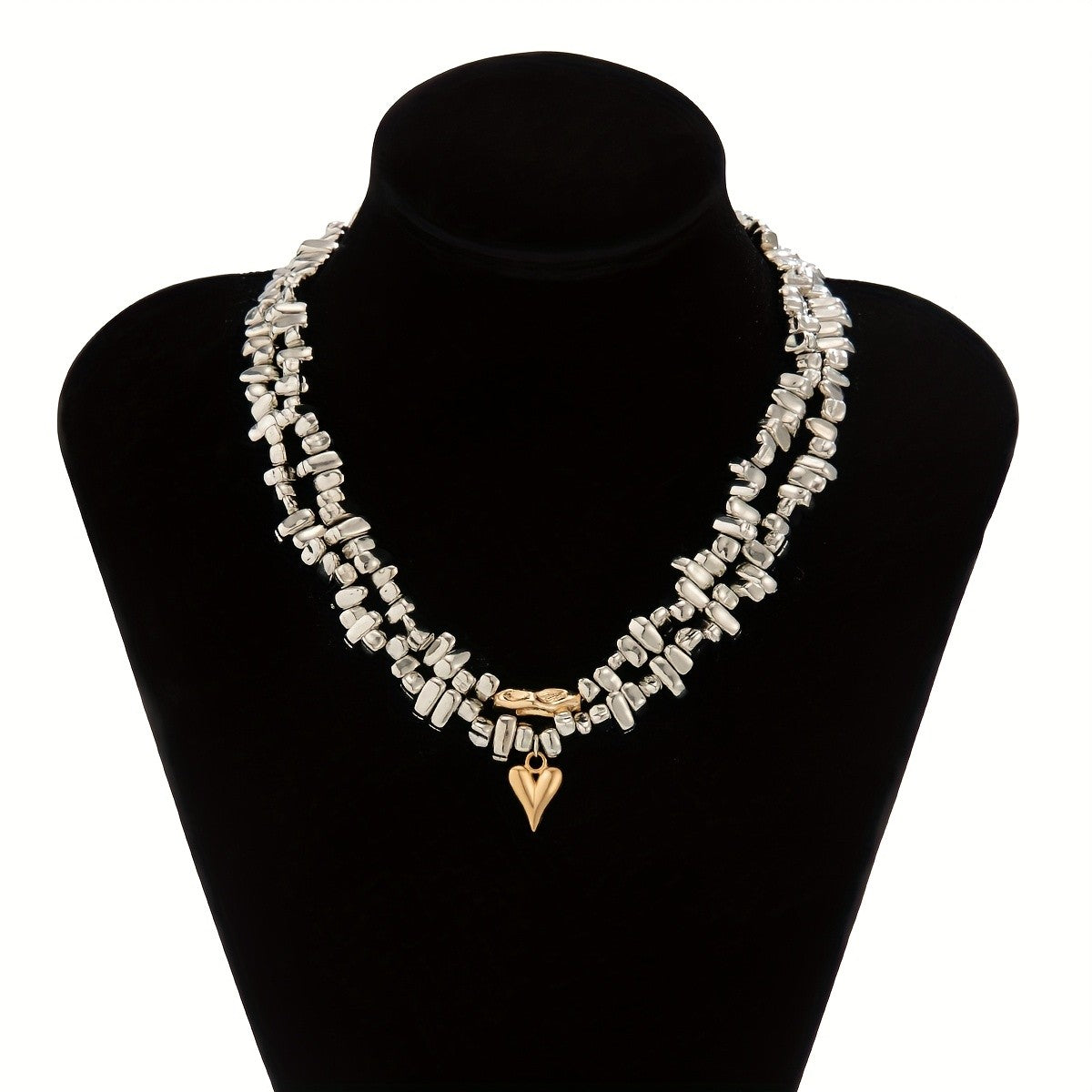 Retro Geometric Acrylic Choker Necklace