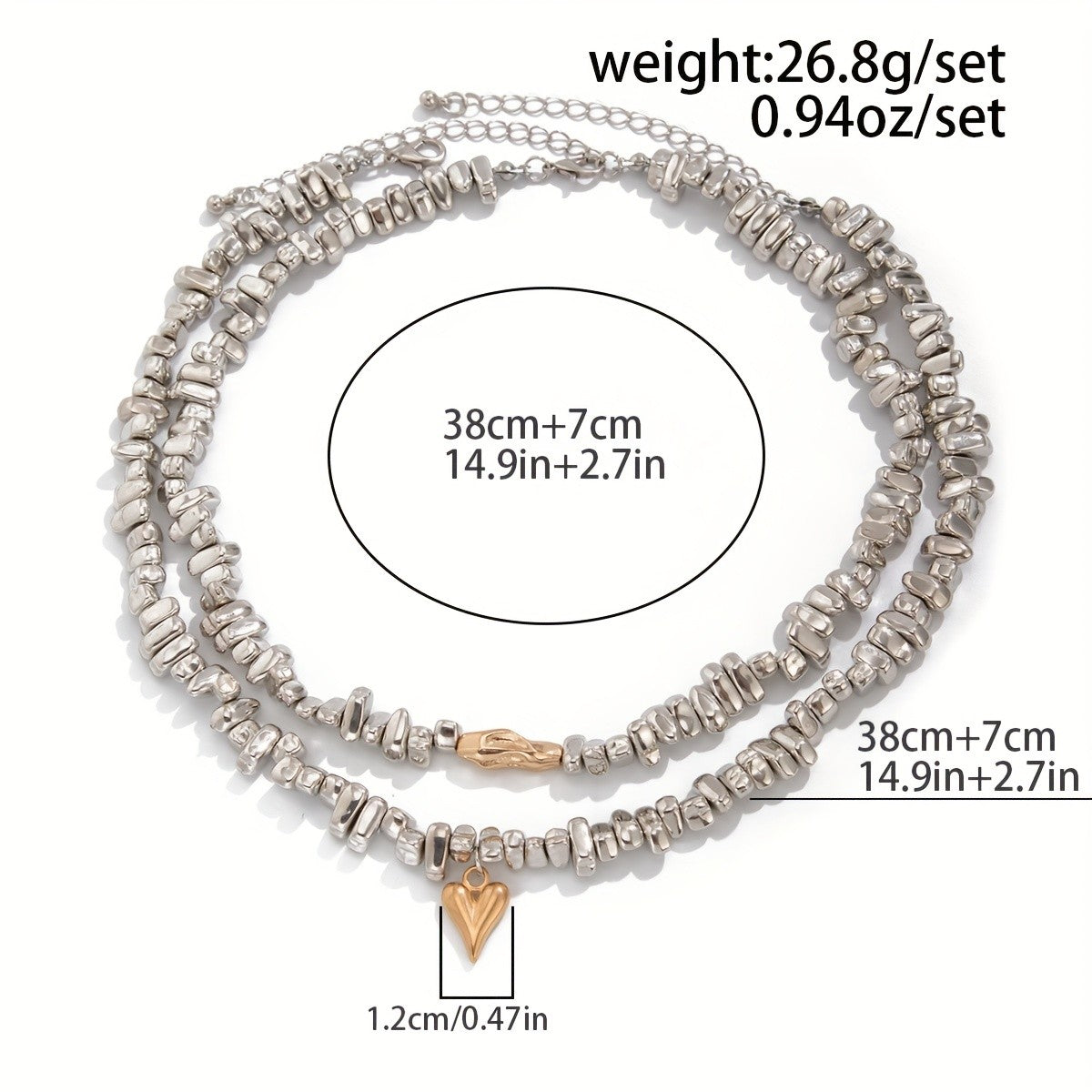 Retro Geometric Acrylic Choker Necklace