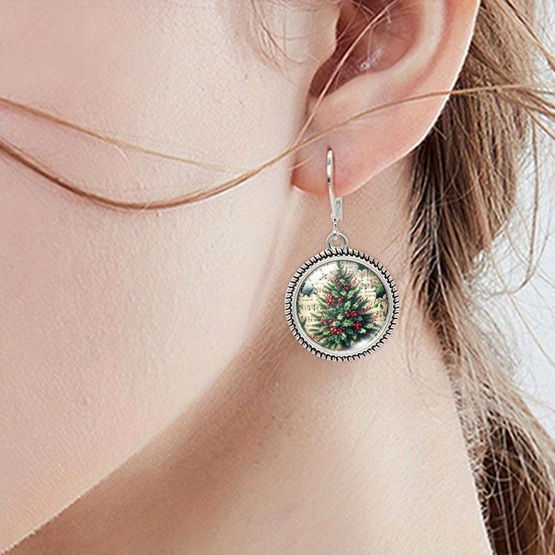 Vintage Inspired Holly Berry Earrings