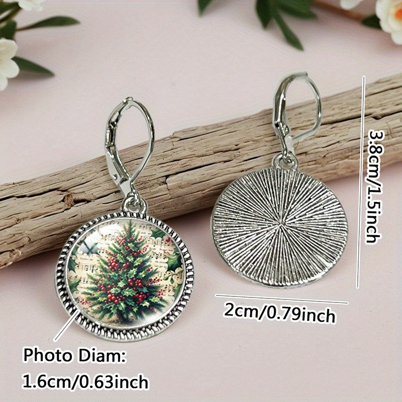Vintage Inspired Holly Berry Earrings