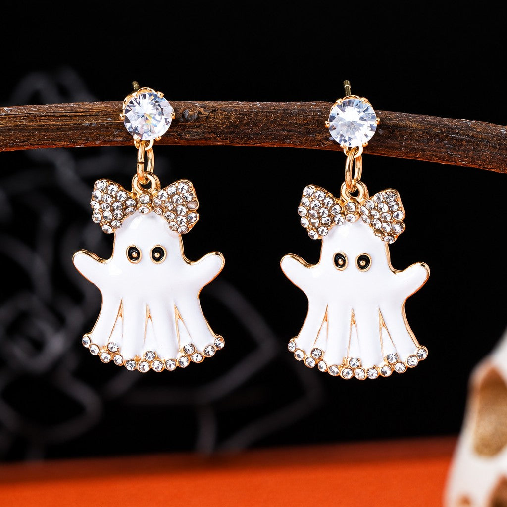 Cute Ghost Drop Earrings