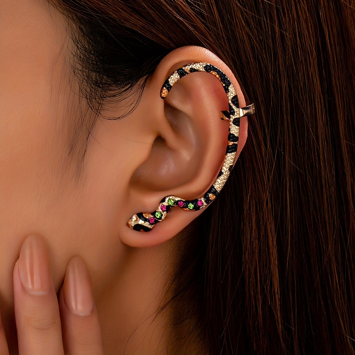 Elegant Serpent Ear Cuff