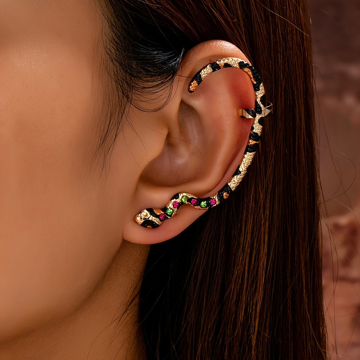 Elegant Serpent Ear Cuff