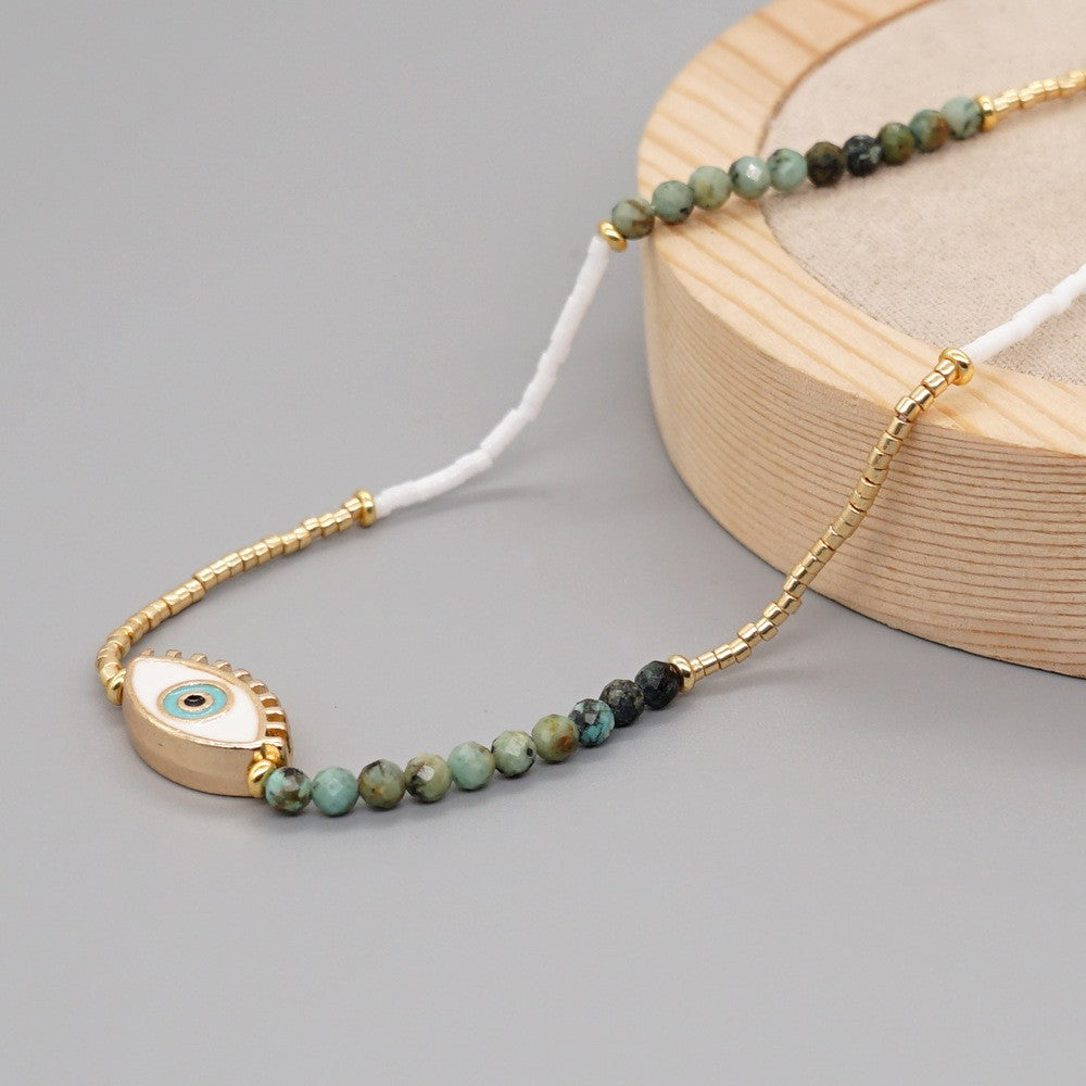 Dainty Shell Bar Pearl Necklace