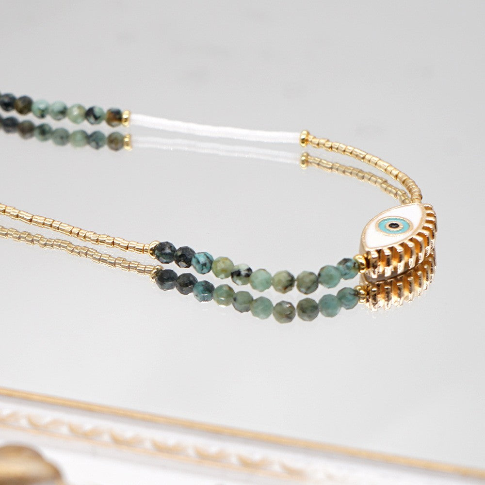 Dainty Shell Bar Pearl Necklace