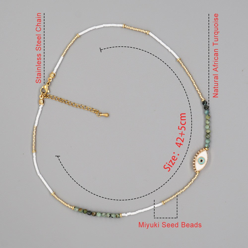 Dainty Shell Bar Pearl Necklace