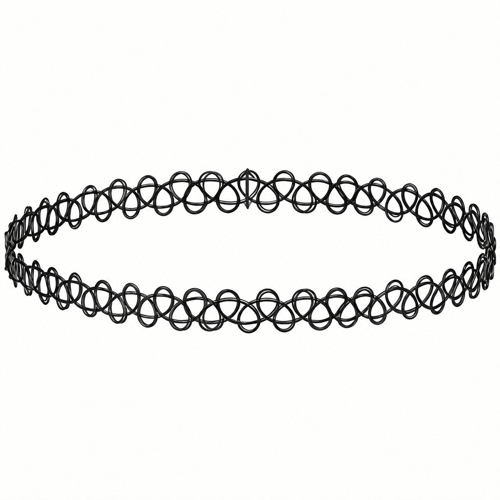 Boho Woven Pearl Choker Necklace