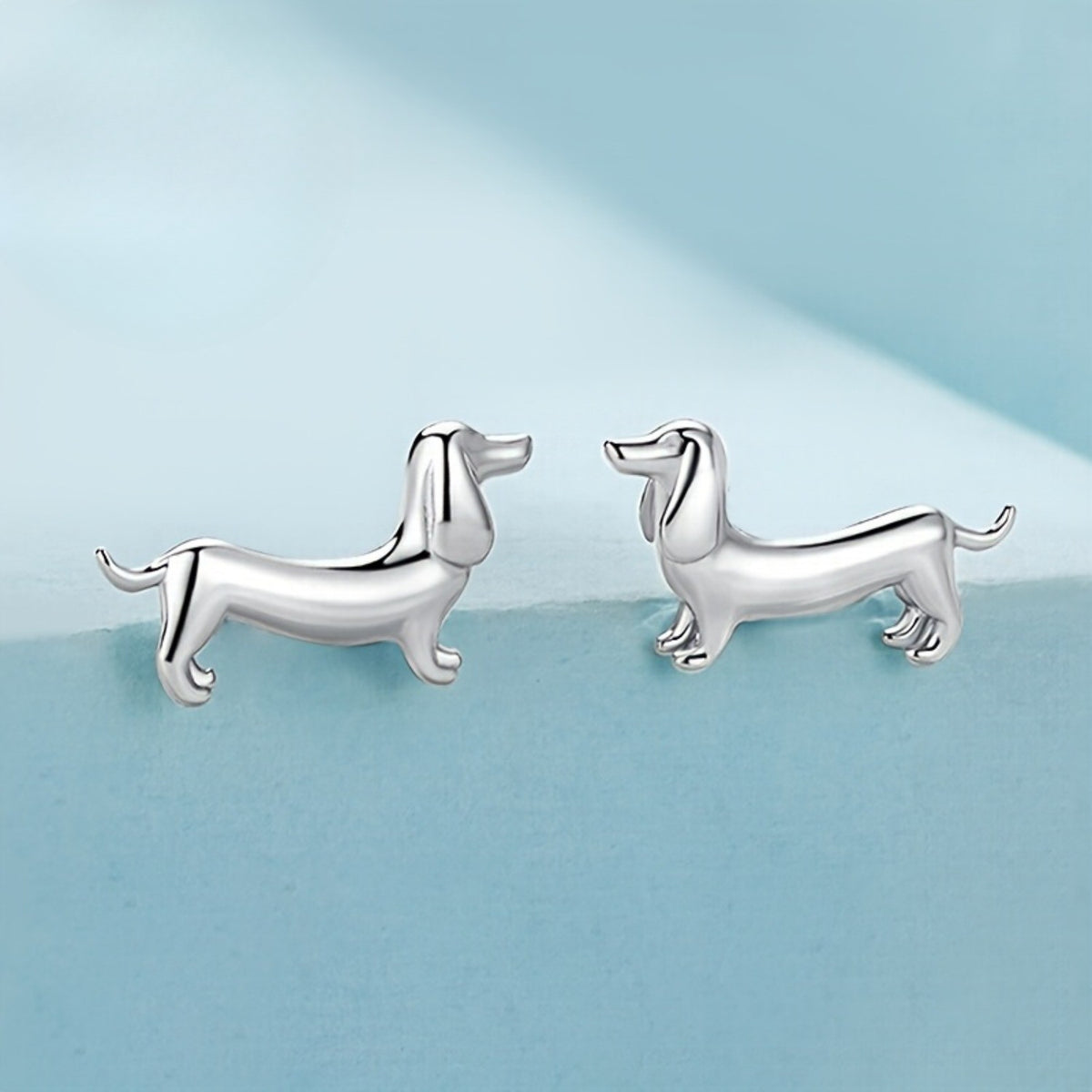 Cute Dachshund Stud Earrings