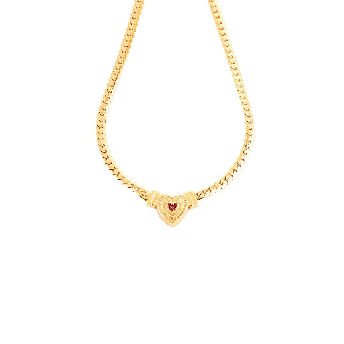 Dainty Heart Zircon Necklace