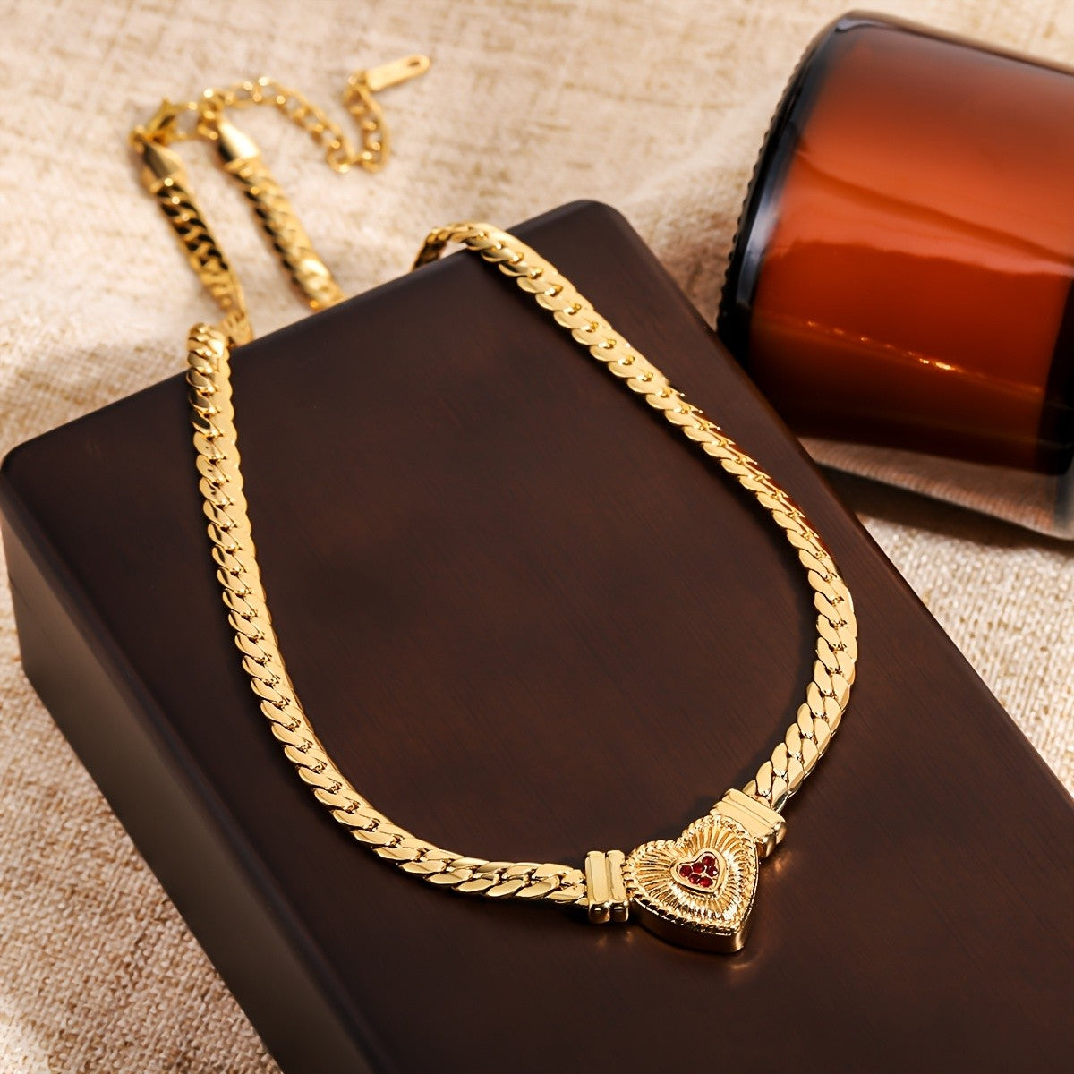 Dainty Heart Zircon Necklace