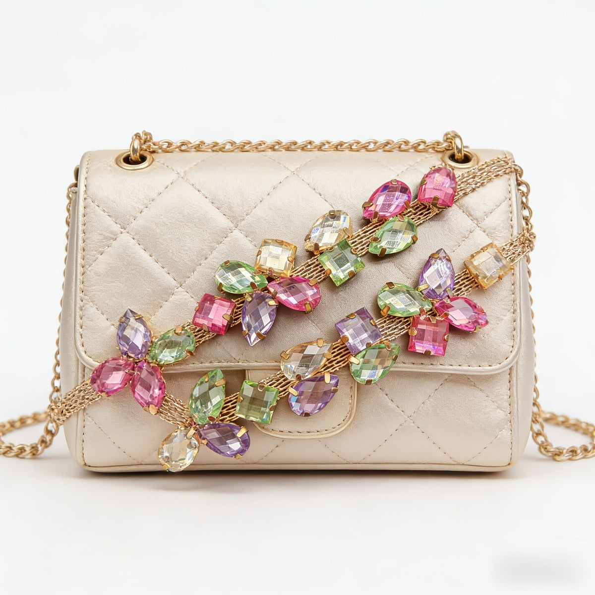 Romantic Multicolor Crystal Chain