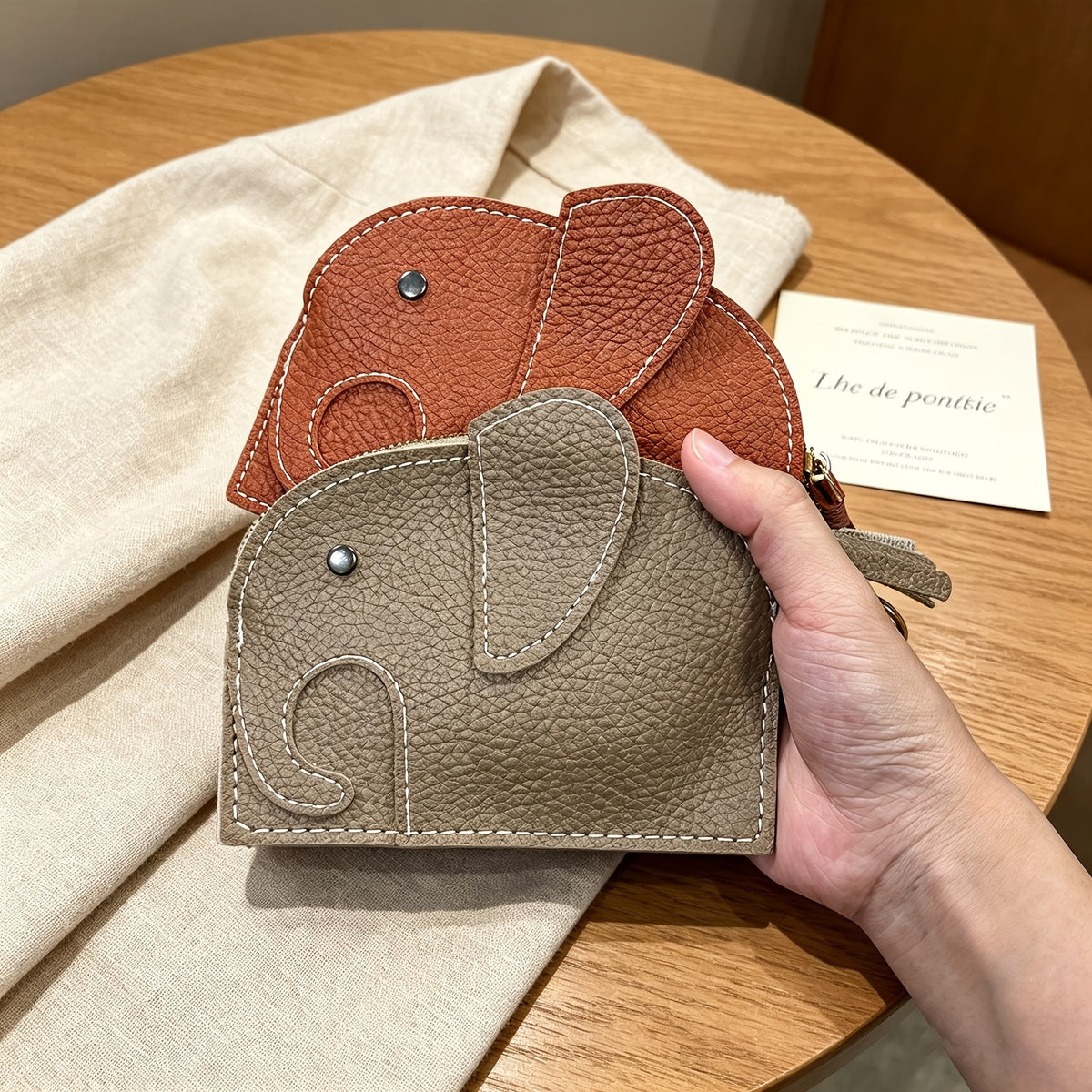 Vintage Inspired Elephant Coin Purse