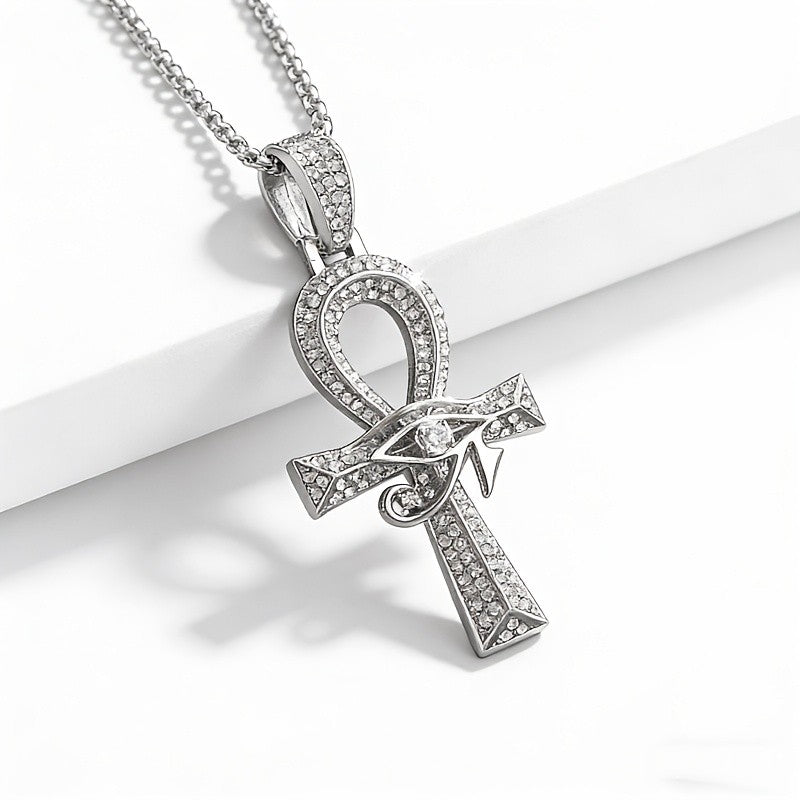 Boho Egyptian Ankh Cross Necklace