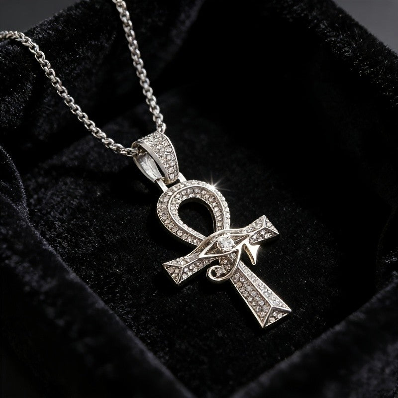 Boho Egyptian Ankh Cross Necklace
