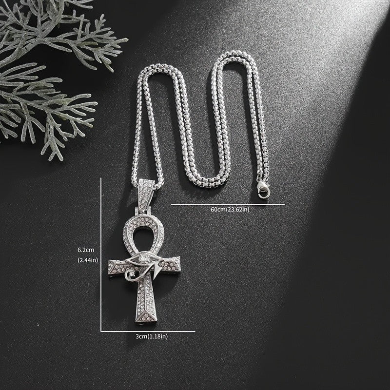 Boho Egyptian Ankh Cross Necklace