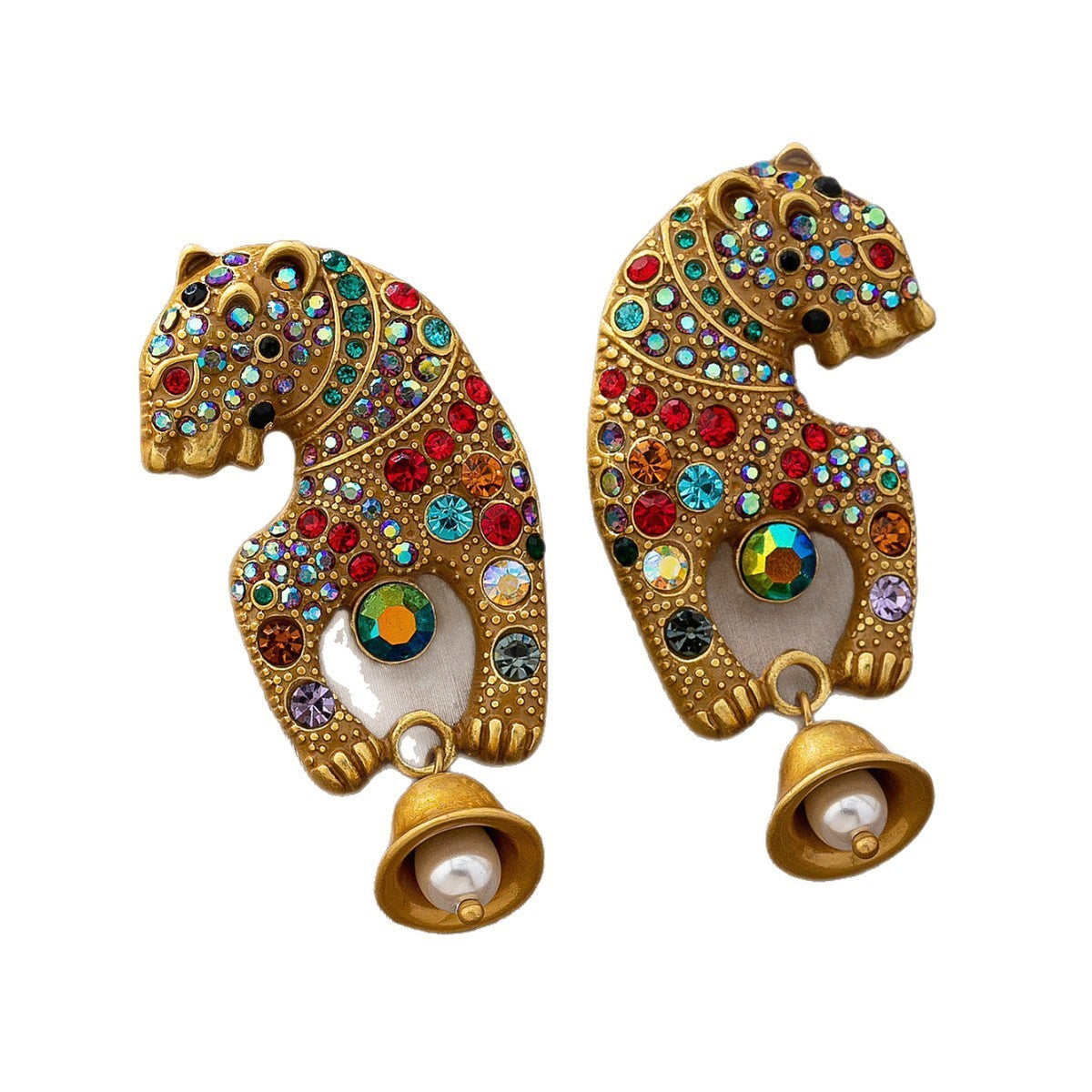 Boho Multicolor Cheetah Earrings