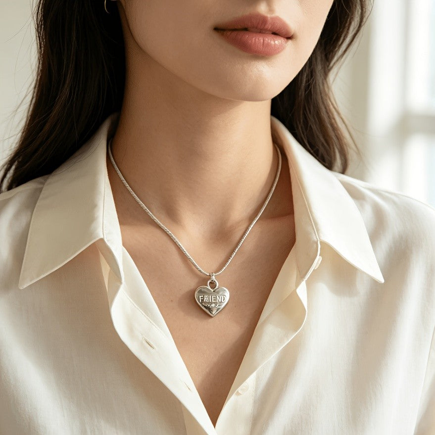 Dainty Friend Heart Necklace