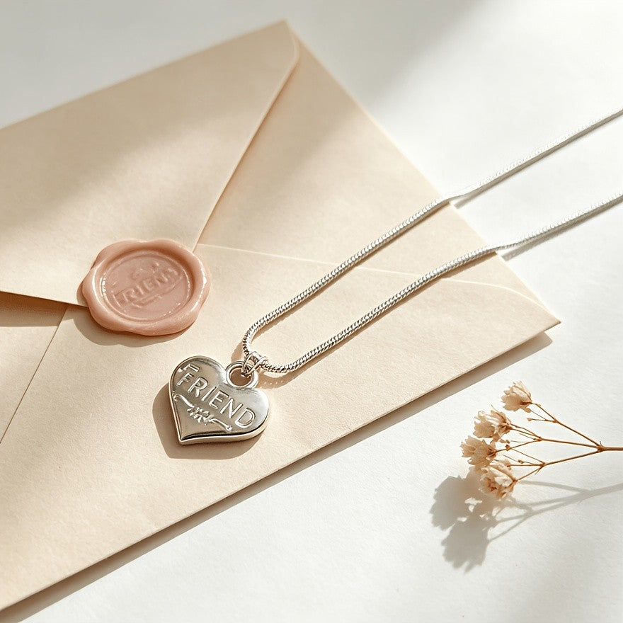 Dainty Friend Heart Necklace