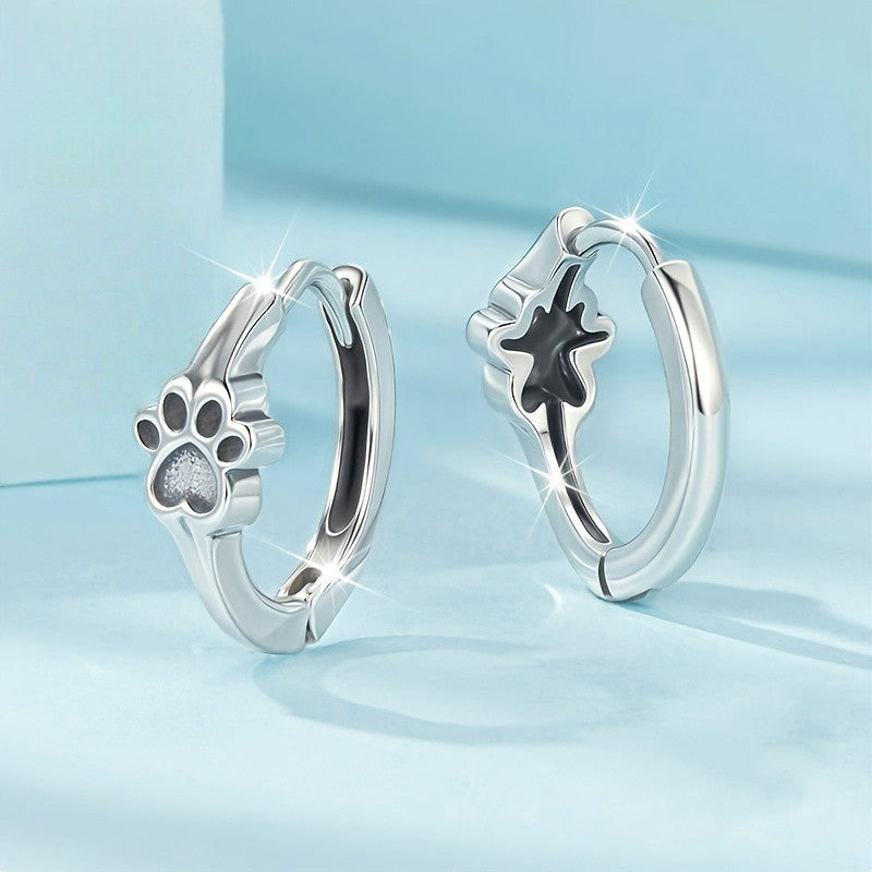 Boho Cat Paw Ear Cuff Set
