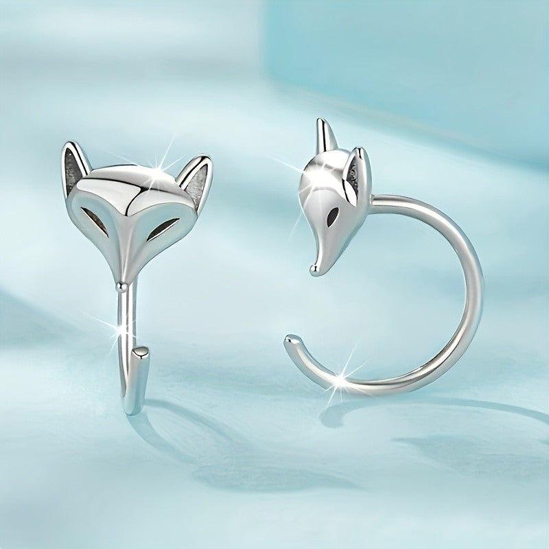 Elegant Fox Stud Earrings