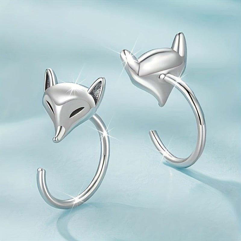 Elegant Fox Stud Earrings