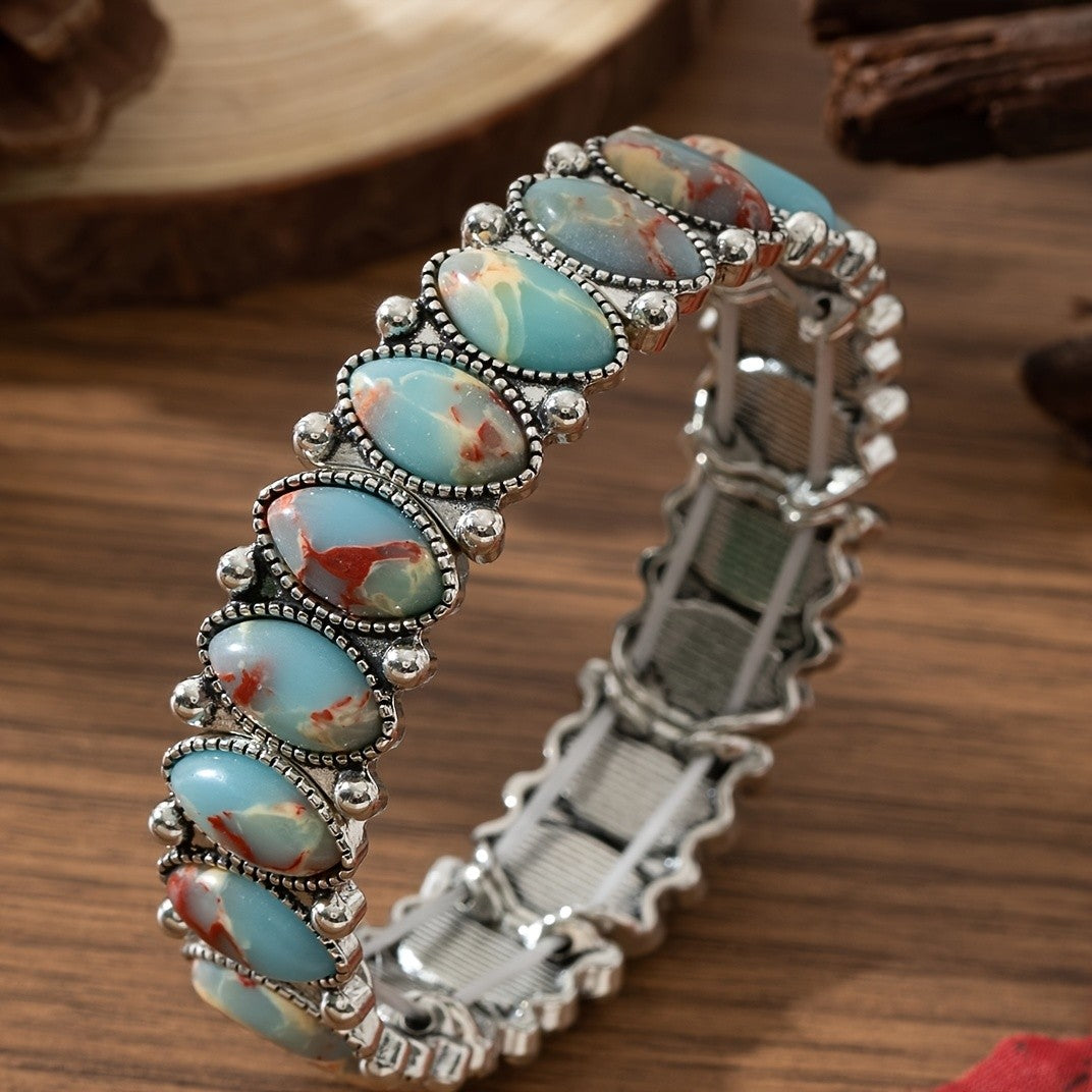 Vintage Boho Turquoise Bracelet