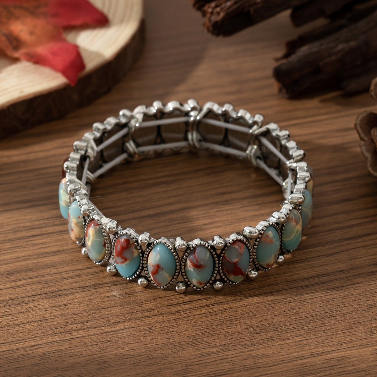 Vintage Boho Turquoise Bracelet
